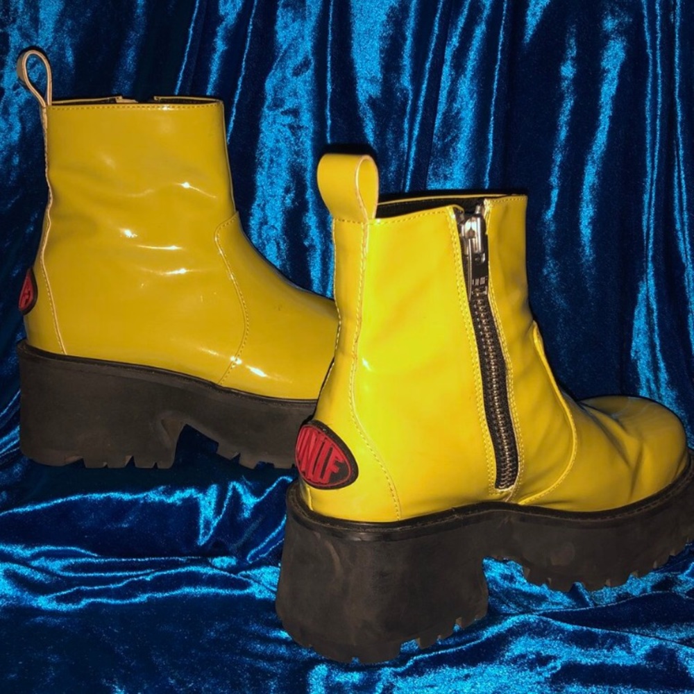 UNIF Yellow Dada Boots -SOLD-
